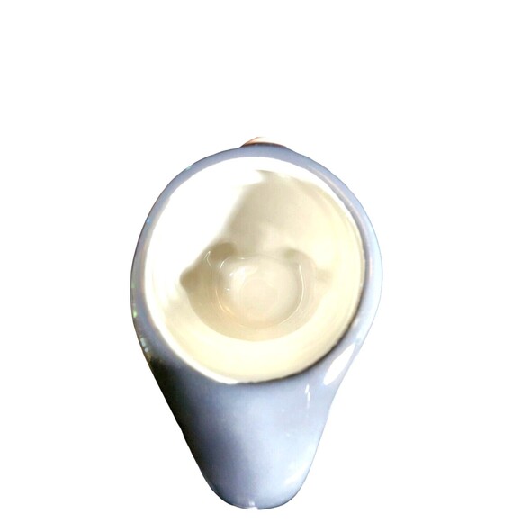 Pottery Barn Red White & Gray Ceramic Hooded Gonk Gnome Coffee Mug 5"X4.5"X3.5" - Picture 6 of 8